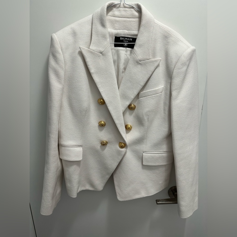 Authentic Balmain tweed blazer